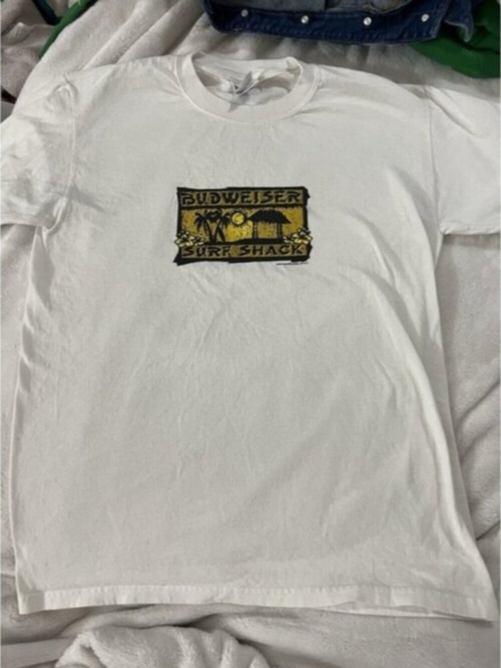2003!‎ Budweiser Surf Shack Medium T Shirt Vintage